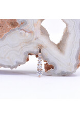 BVLA Grad 5 16g Charm CZ 14k Rose Gold