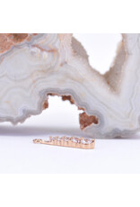 BVLA Grad 5 16g Charm CZ 14k Rose Gold