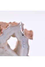 BVLA Grad 5 16g Charm CZ 14k White Gold