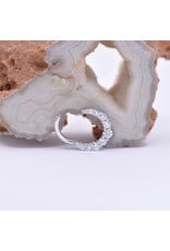 BVLA Graduating Gem Oaktier 16g 5/16" Clicker 14k White Gold Diamond