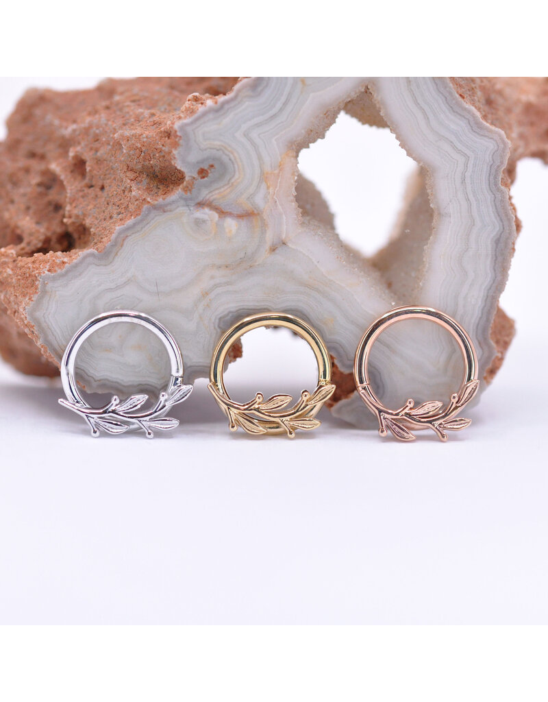 BVLA 16g 5/16" Left Facing Amity Seam Rings in 14k Gold by BVLA!