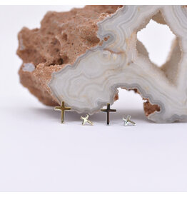 BVLA Cross Threadless End 14k