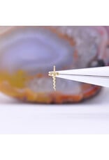 Phoenix Revival Dagger Threadless End Yellow Gold 10.5x4