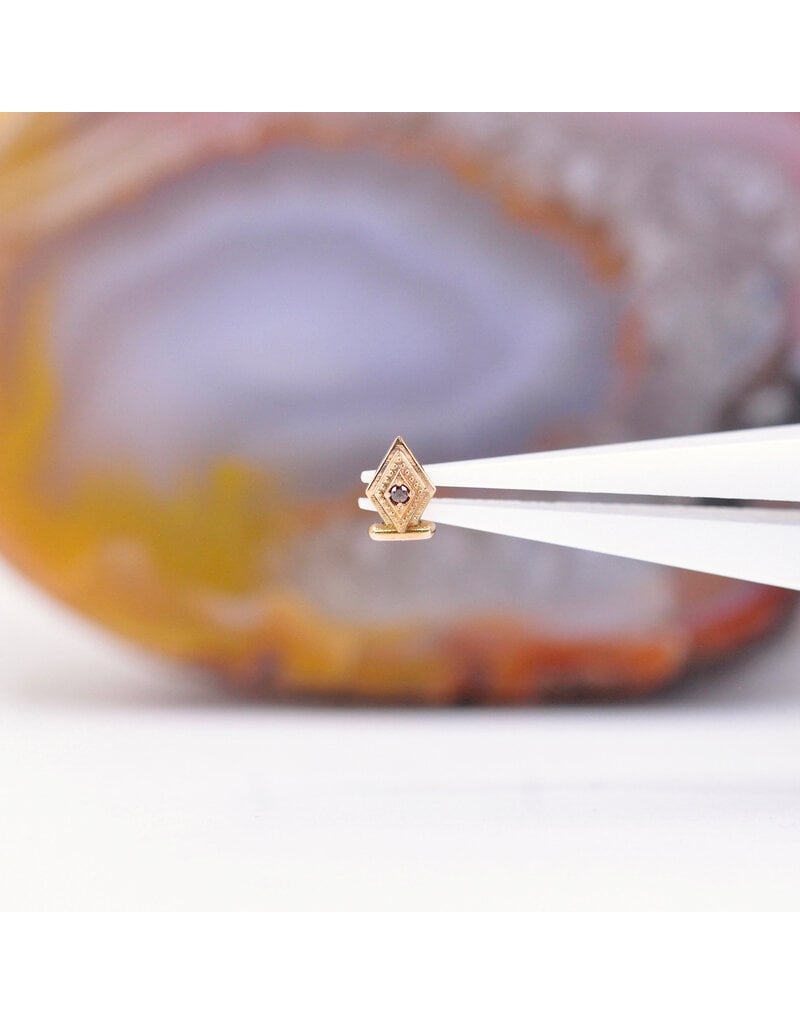 Phoenix Revival Third Eye Threaded End Rose Gold 16g
