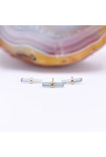 Quetzalli Bound By Love (Large) Threadless End 14k Gold Yellow Green Tourmaline