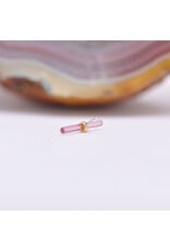 Quetzalli Bound By Love (Large) Threadless End 14k Gold Yellow Pink Tourmaline