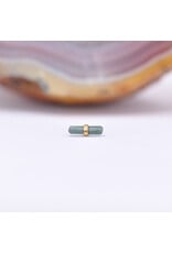 Quetzalli Bound By Love (Medium) Threadless End 14k Gold Yellow Green Tourmaline