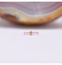 Quetzalli Bound By Love (Medium) Threadless End 14k Gold Yellow Pink Tourmaline