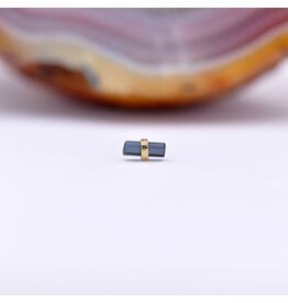 Quetzalli Bound By Love (Small) Threadless End 14k Gold Yellow Blue Tourmaline