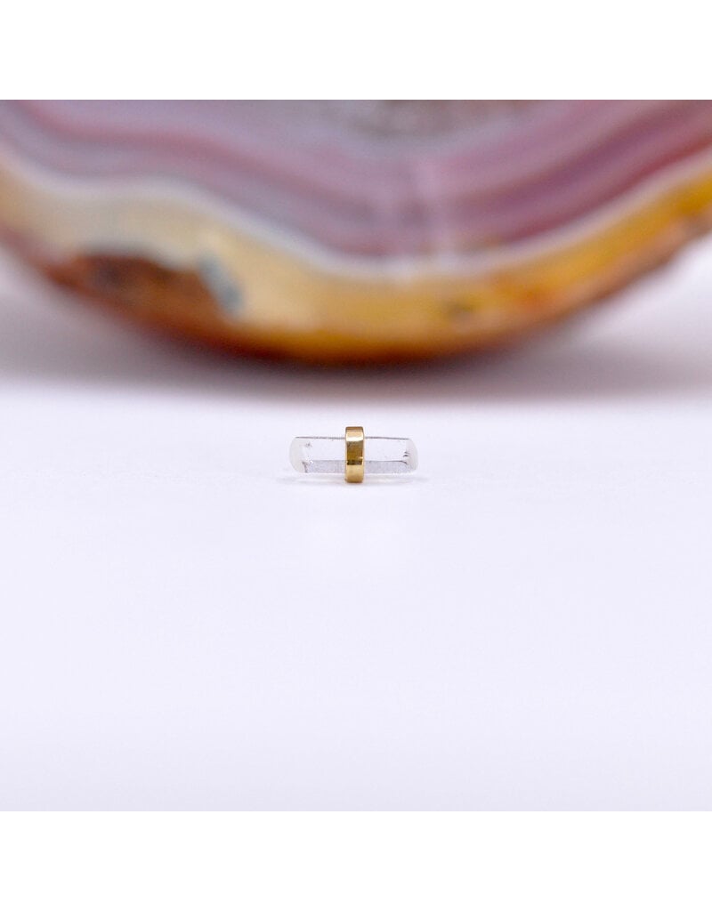 Quetzalli Bound By Love (Small) Threadless End 14k Gold Yellow Quartz