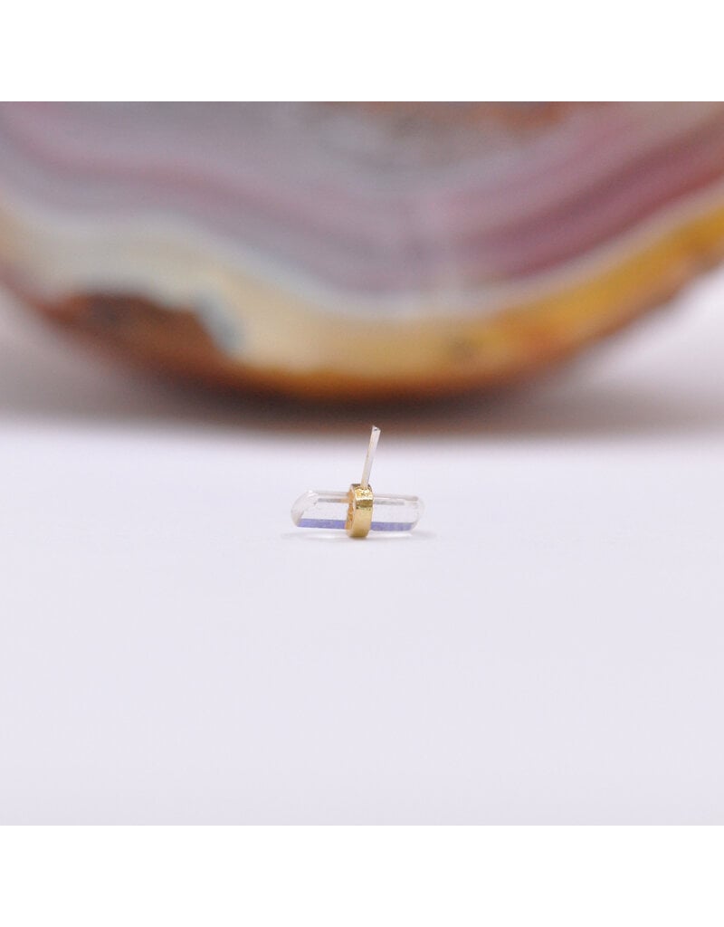 Quetzalli Bound By Love (Small) Threadless End 14k Gold Yellow Quartz