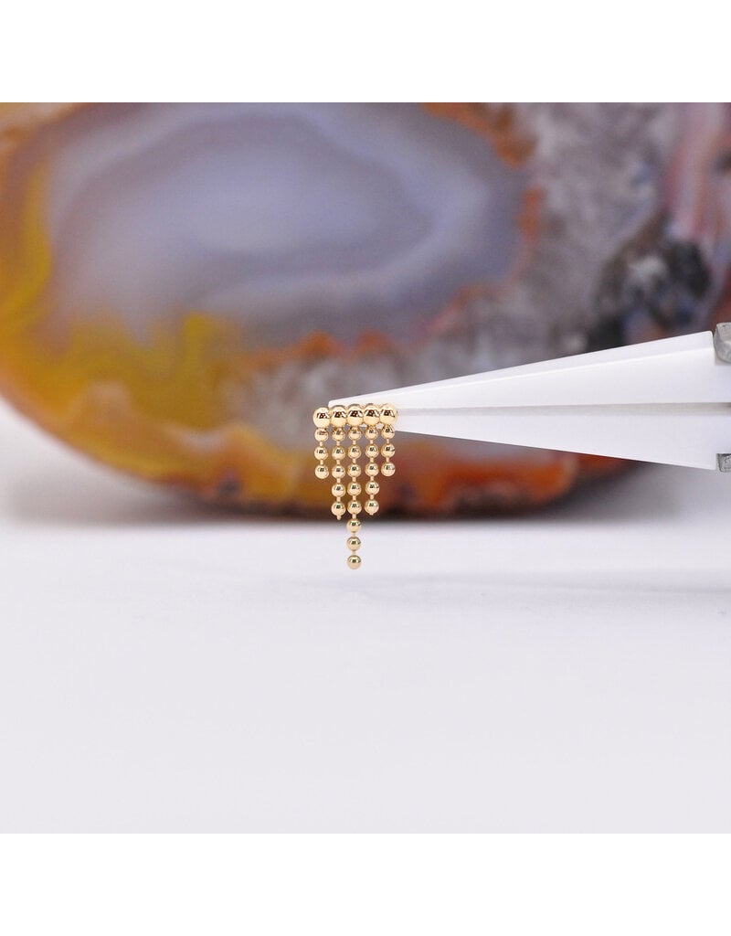 Quetzalli Cascade Threadless End 14k Gold Yellow