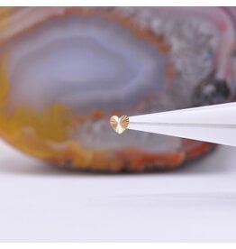 Quetzalli Diamond Shine Heart Threadless End 14k Gold Yellow