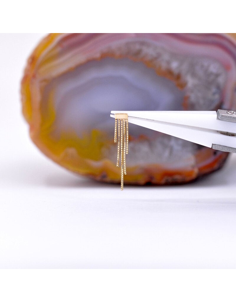 Quetzalli Glimmer Threadless End 14k Gold Yellow