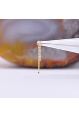 Quetzalli Nova Diamond Shine Threadless End 14k Gold Yellow