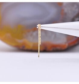 Quetzalli Nova Diamond Shine Threadless End 14k Gold Yellow