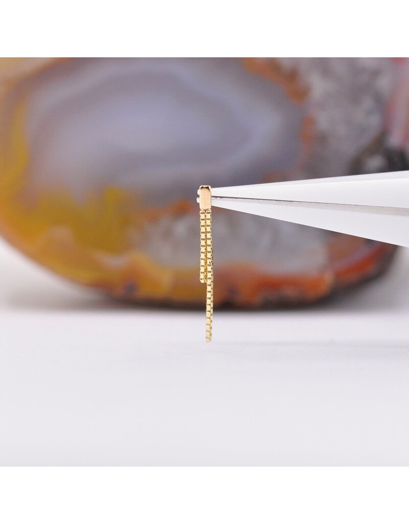 Quetzalli Nova High Polished Threadless End 14k Gold Yellow