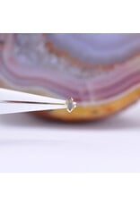 BVLA V Prong Marquise Cabochon Threadless End 14k Yellow Gold Rose Cut Labradorite 4x2mm