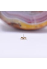 BVLA Marquise Fan Threadless End 14k Yellow Gold Faceted Rainbow Moonstone
