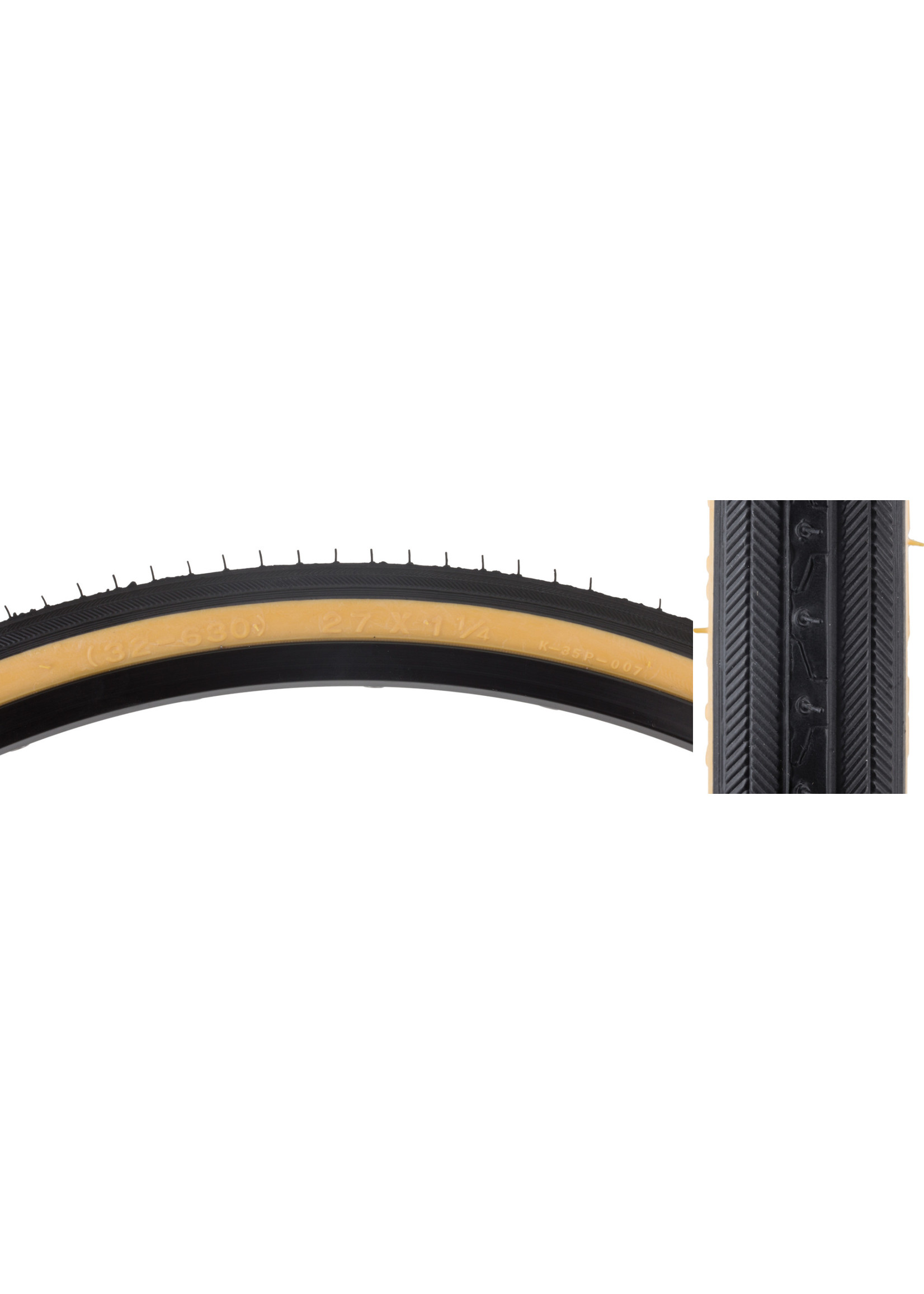 Evo Tire Basic 27 x 1 1/4 Black RD HP90 K35