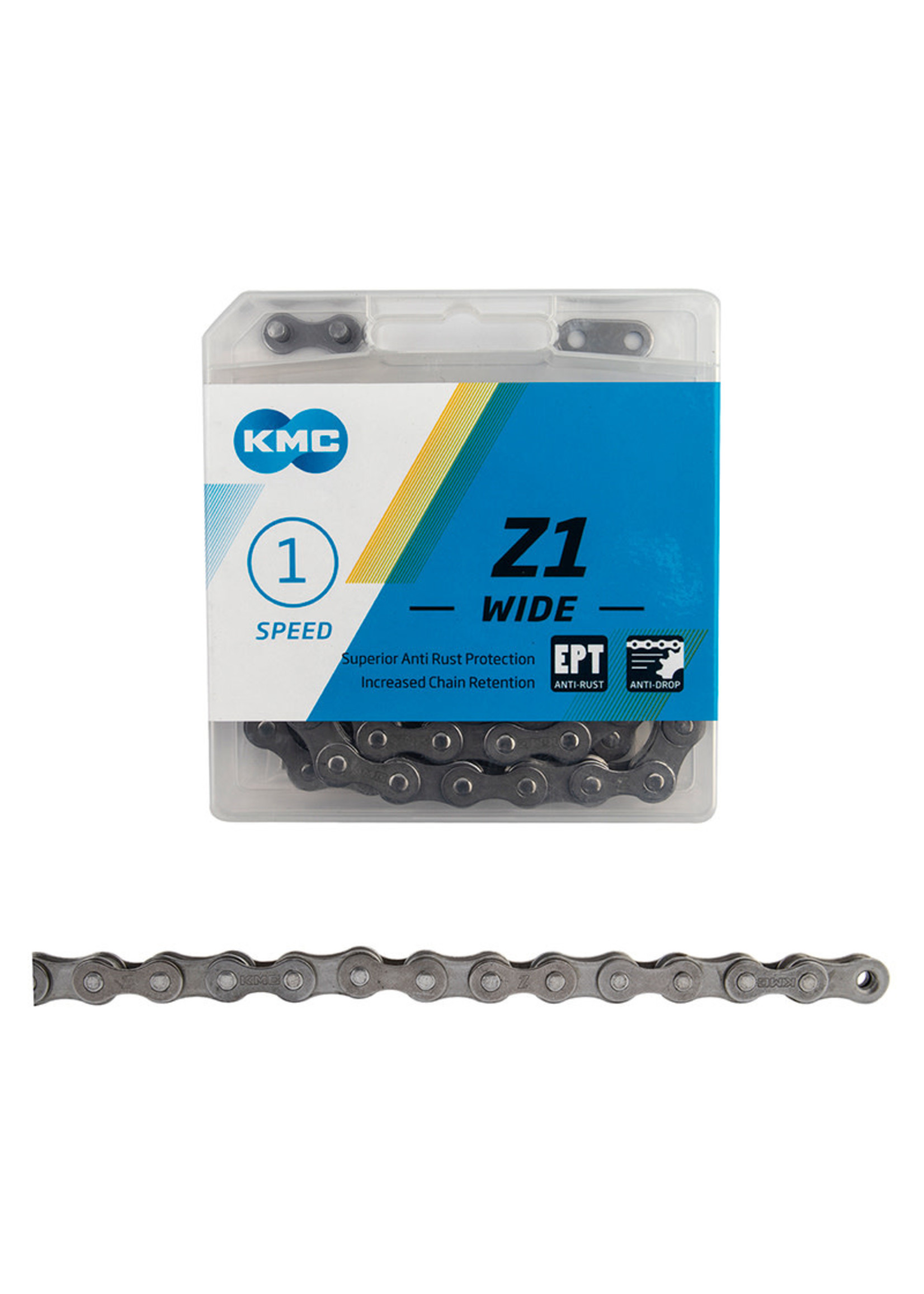 KMC Z1 BMX Chain, Silver EPT