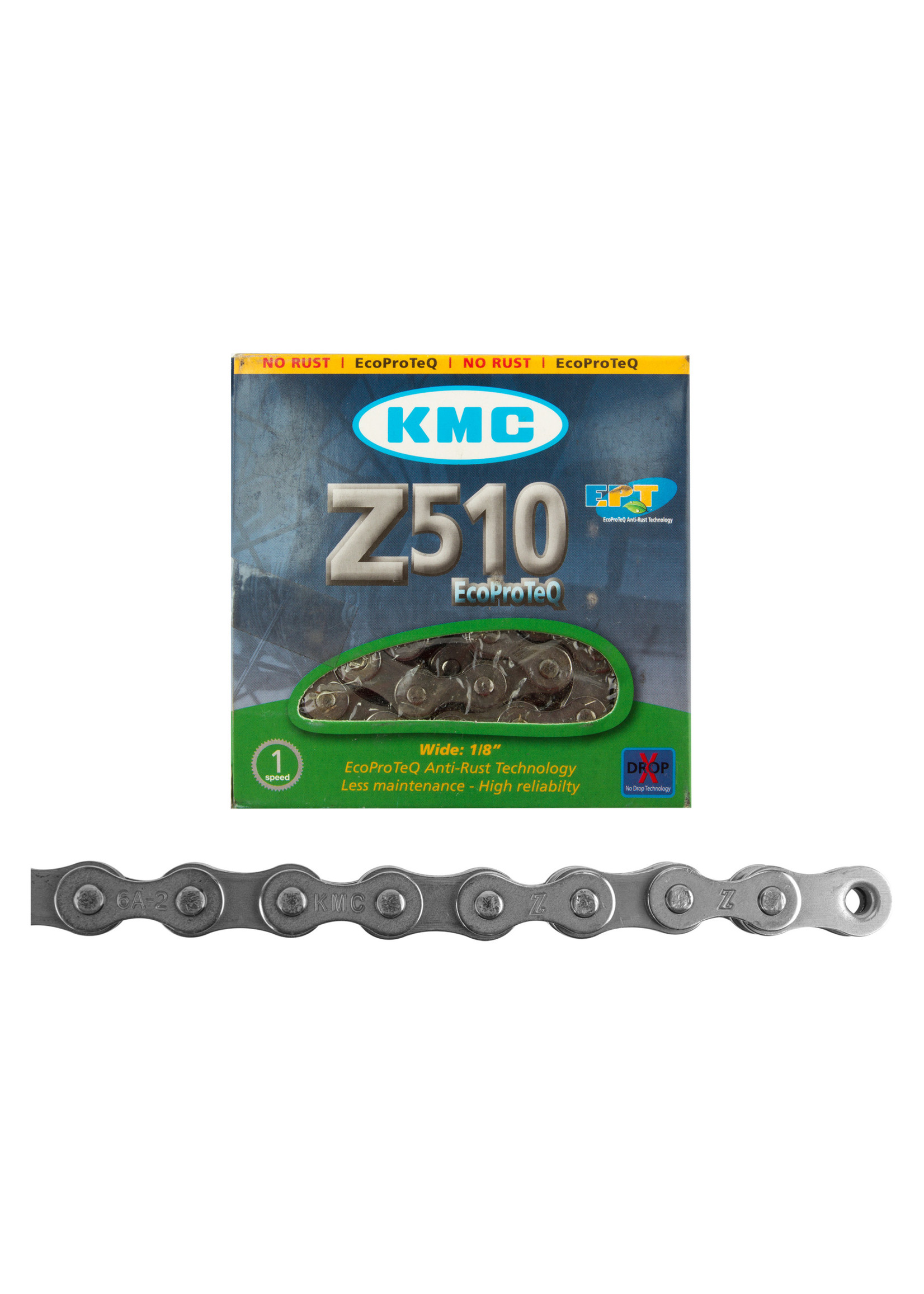KMC Z510 EcoProTeq Chain, Silver EPT