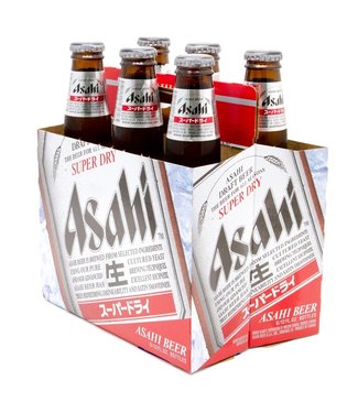Asahi Dry 6pk 11.2oz Bottles