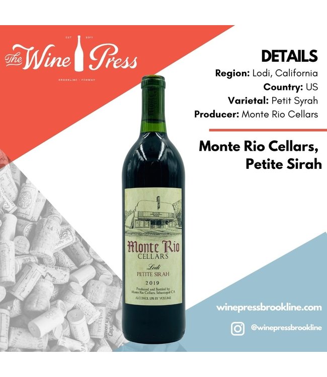 Monte Rio Cellars, Petite Sirah