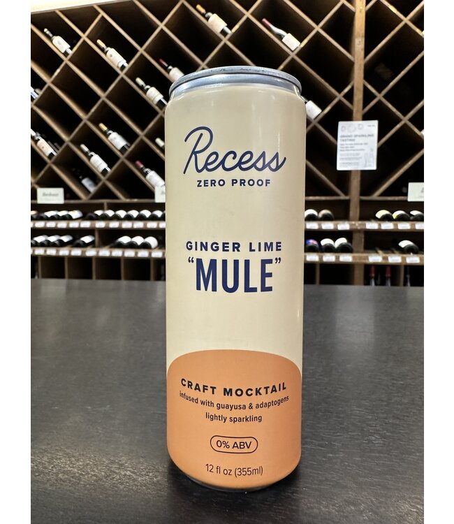 Recess Zero Proof Ginger Lime Mule 12oz cans single
