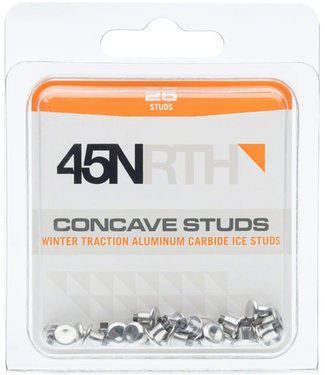 45NRTH 45NRTH Concave Carbide Aluminum Studs: Pack of 25