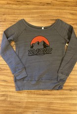 RADIO WOMEN'S BOAT NECK CREW