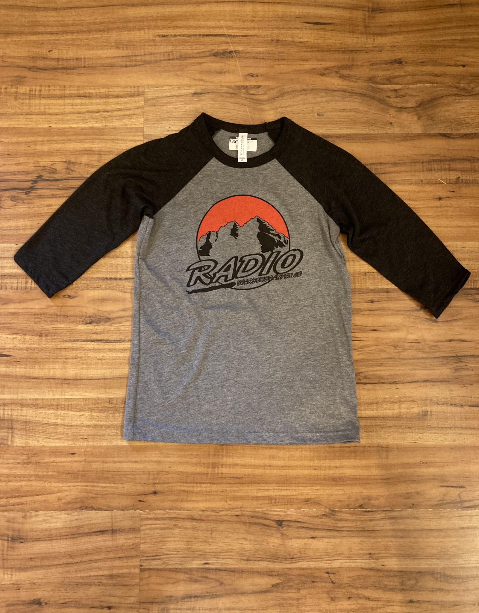 RADIO MAROON BELLS BASEBALL TEE