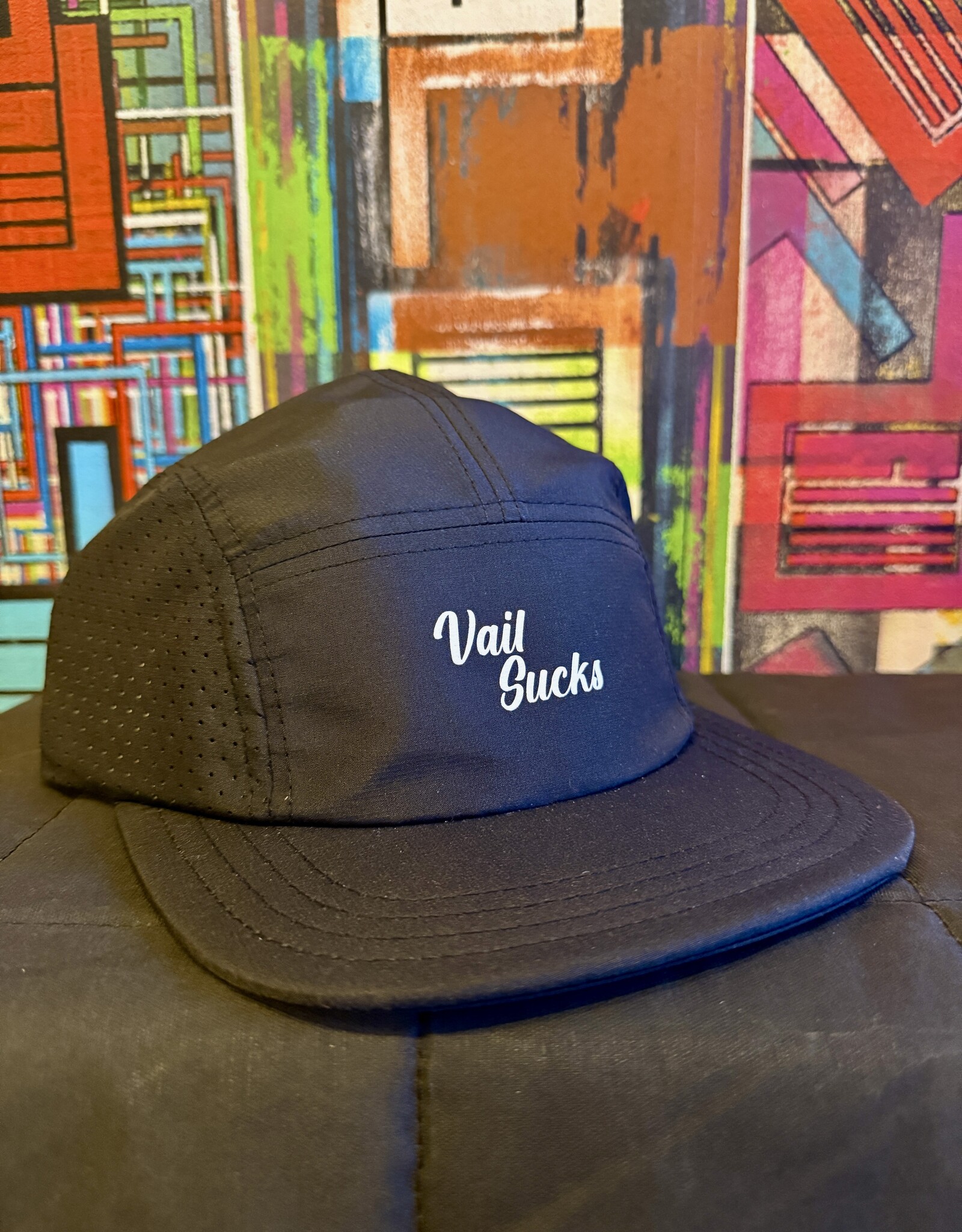 RADIO VAIL SUCKS PERF RUNNER HAT