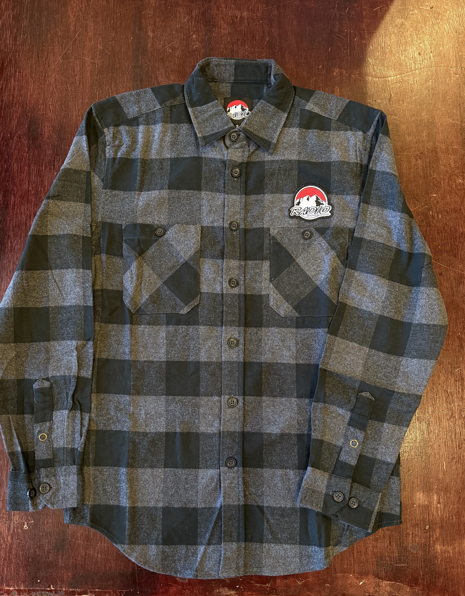 RADIO MAROON BELLS  FLANNEL