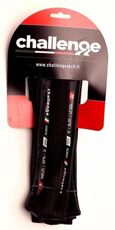 Challenge Challenge Forte Race 120TPI Road Black Folding Clincher Tire 700x25