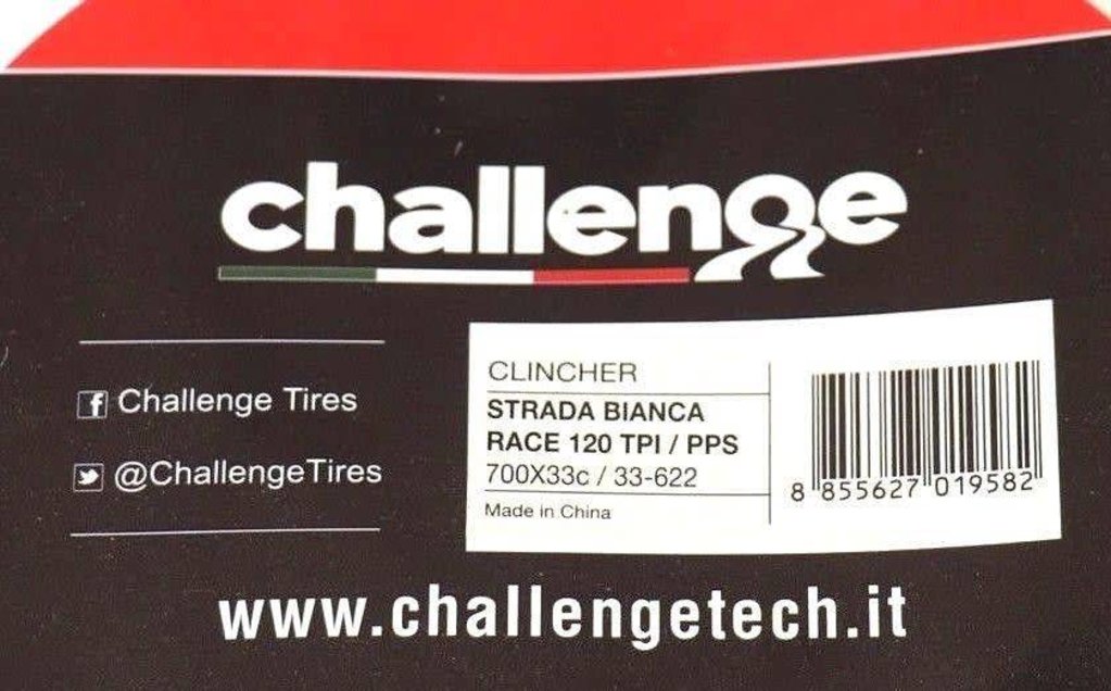 Challenge Challenge Strada Bianca Race 700x33c Folding Clincher Gravel Adventure Tire