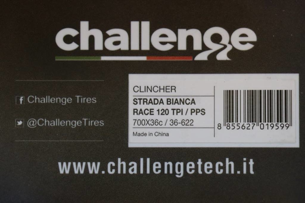 Challenge Challenge Strada Bianca Race 700x36mm Folding Clincher Tire Black