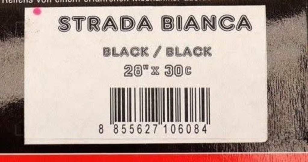 Challenge Challenge Strada Bianca Tubular Tire 700x30c Black 260 TPI Gravel or Road