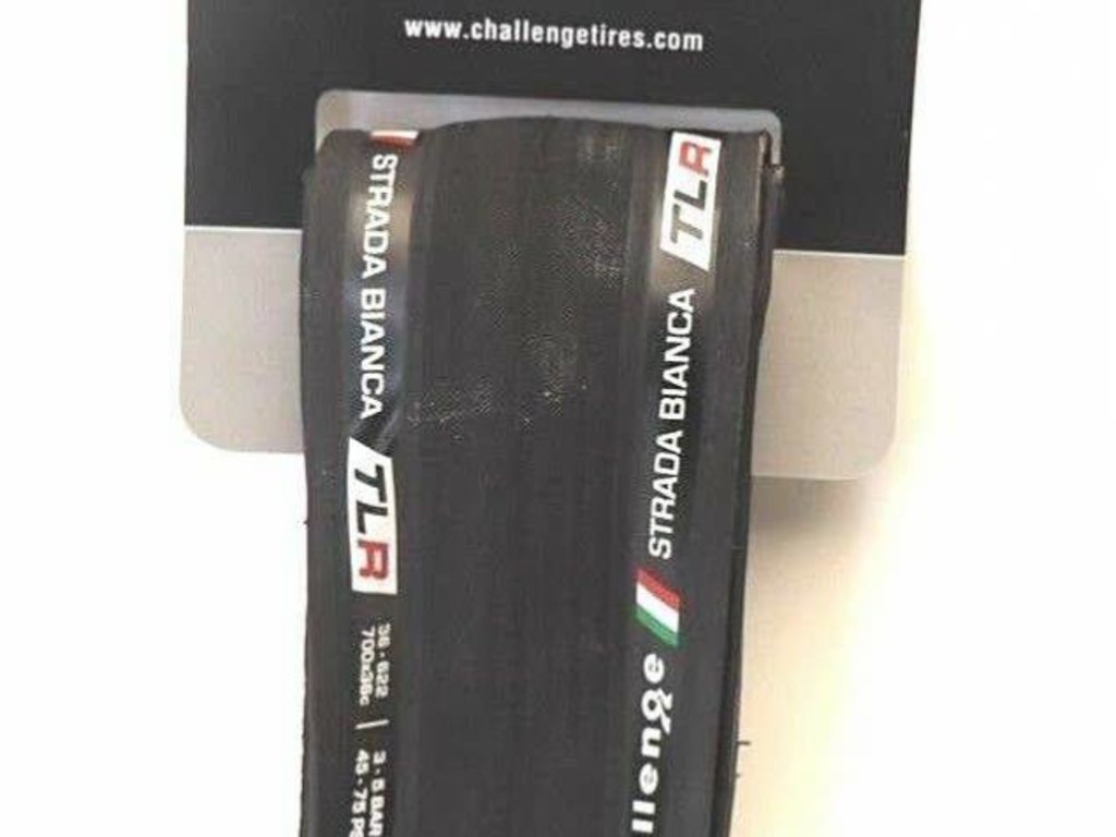 Challenge Challenge Strada Bianca TLR Tubeless Ready 700 x 36 Clincher Bicycle Tire Black