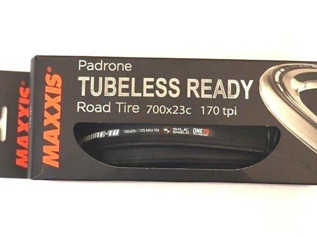 Maxxis Maxxis Padrone Tubeless Ready Road Tire 700x23 Folding 170 TPI DC Flat Protection