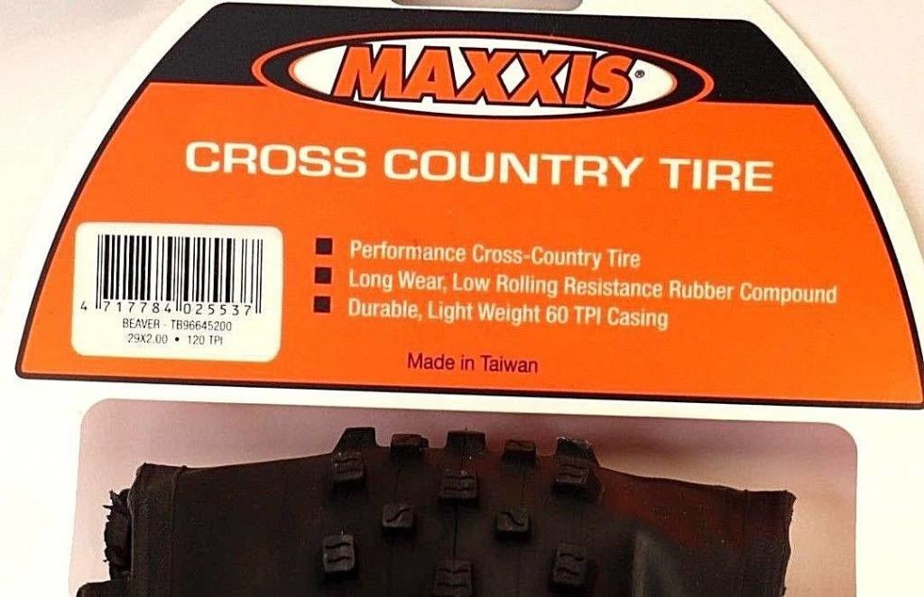 Maxxis Maxxis Beaver EXC 29 x 2.0 Cross Country Bicycle Tire 120TPI Black