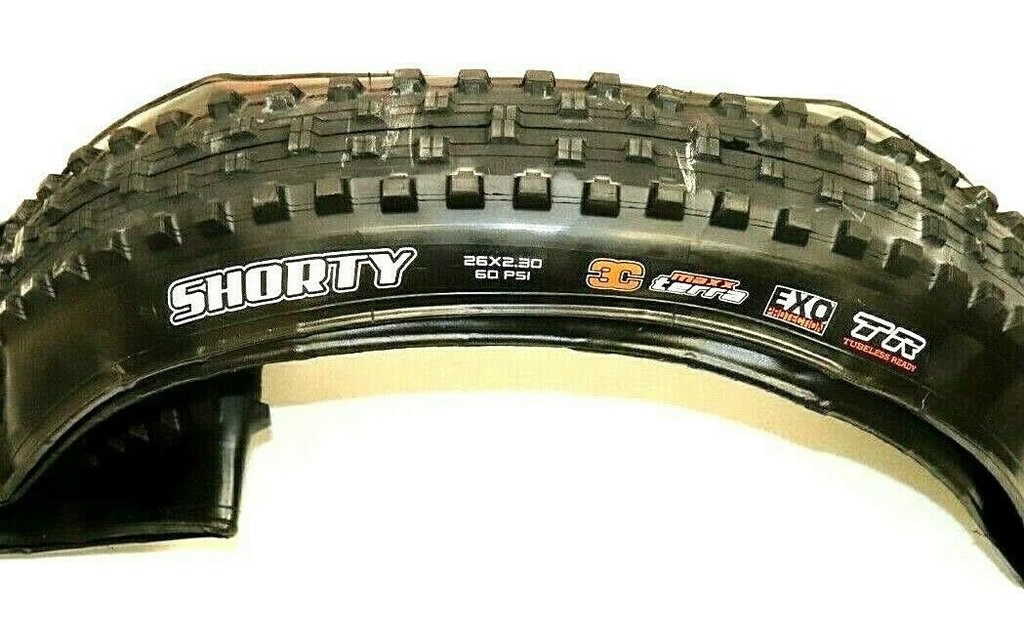 Maxxis Maxxis Shorty 26 x 2.3 Tubeless Ready MTB Bicycle Tire 3C EXO