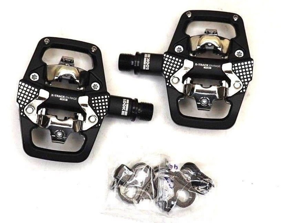 Look Look X-Track En-Rage Plus Mountain Bike Pedals SPD Compatible, Black