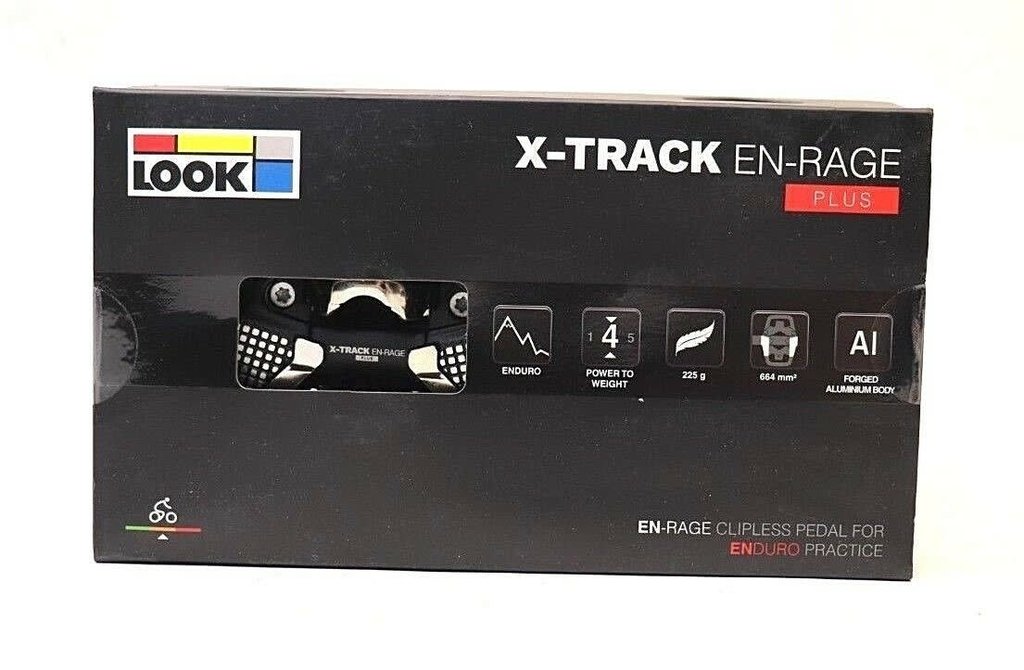 Look Look X-Track En-Rage Plus Mountain Bike Pedals SPD Compatible, Black