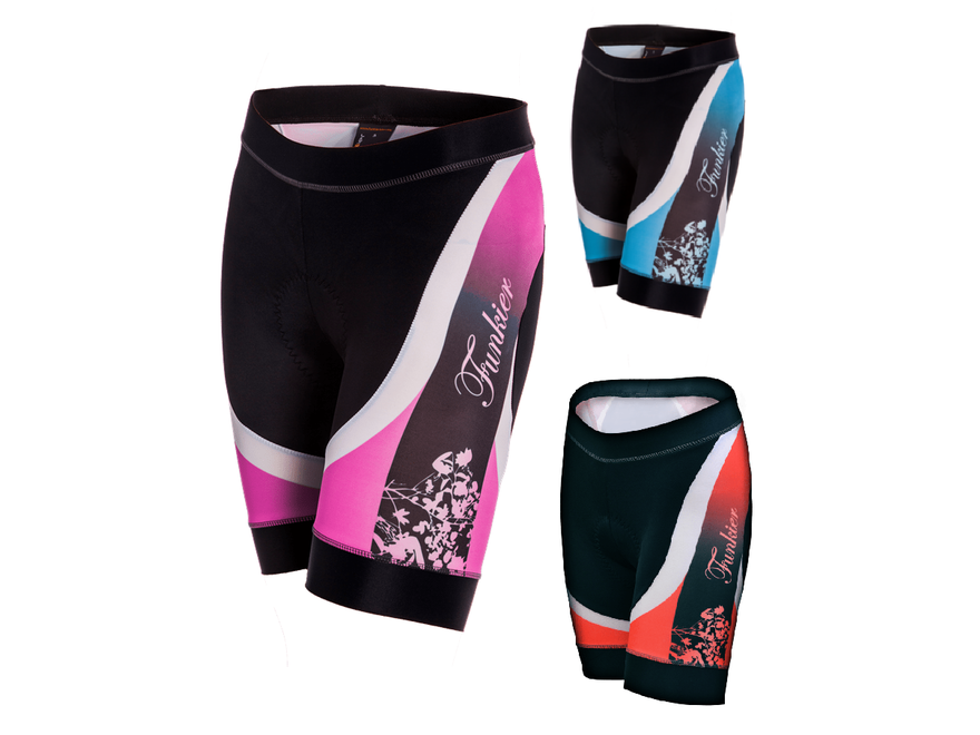 Funkier Women's Padded Cycling Shorts S397-C12 - World Class Bikes