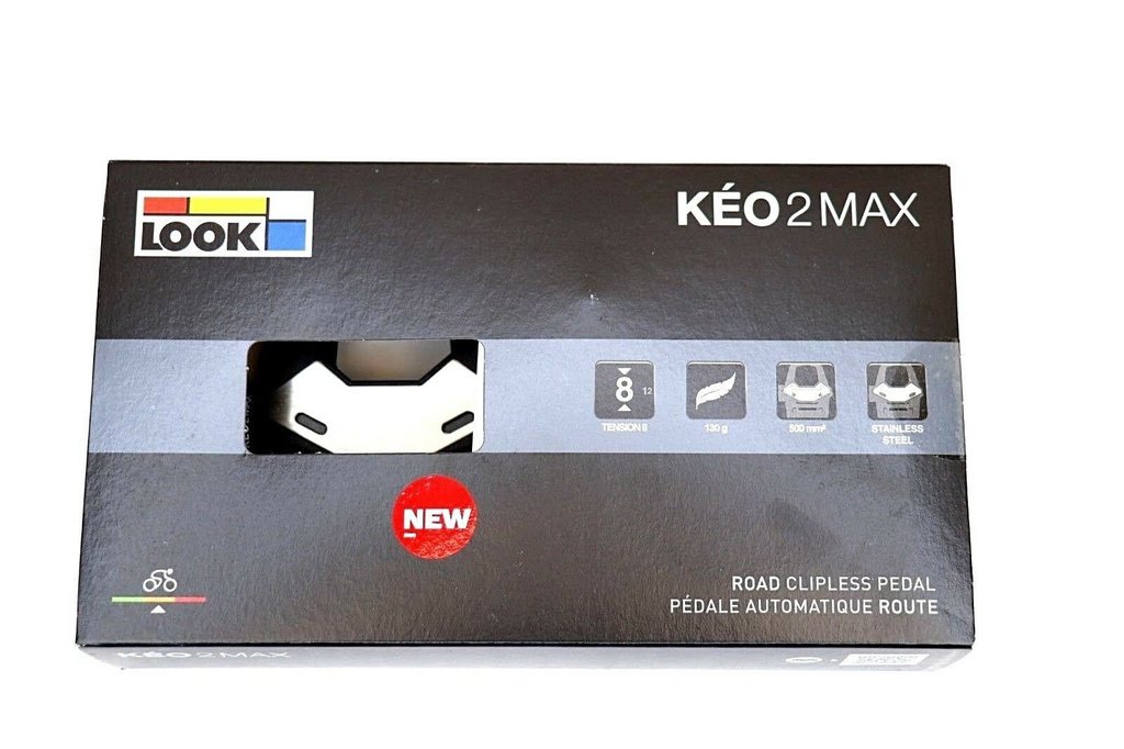 Look Look KEO 2 MAX Road Pedals and Anti-Slip Cleat Set 2018 Model