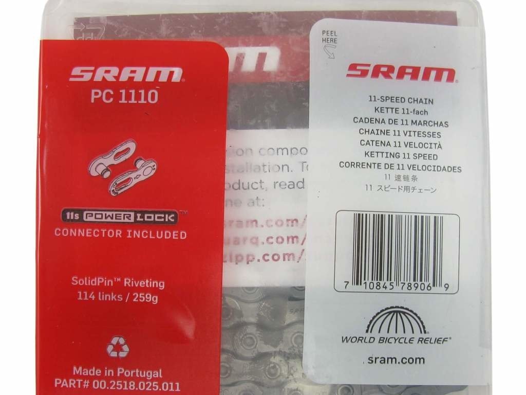 Chain Sram Pc1110 11s Gy 114l World Class Bikes