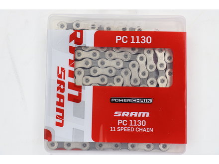 SRAM SRAM PC1130 11 Speed CHAIN, Silver/Gray, 114L