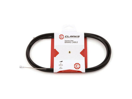 CLARKS Clarks 2000mm BRAKE CABLE  KIT Front or Rear Stainless Steel Road or Mtn
