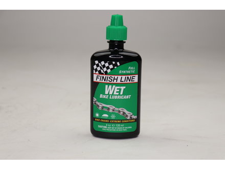 Finish Line Finish Line Wet Bike Lube 4 oz  Drip bottle